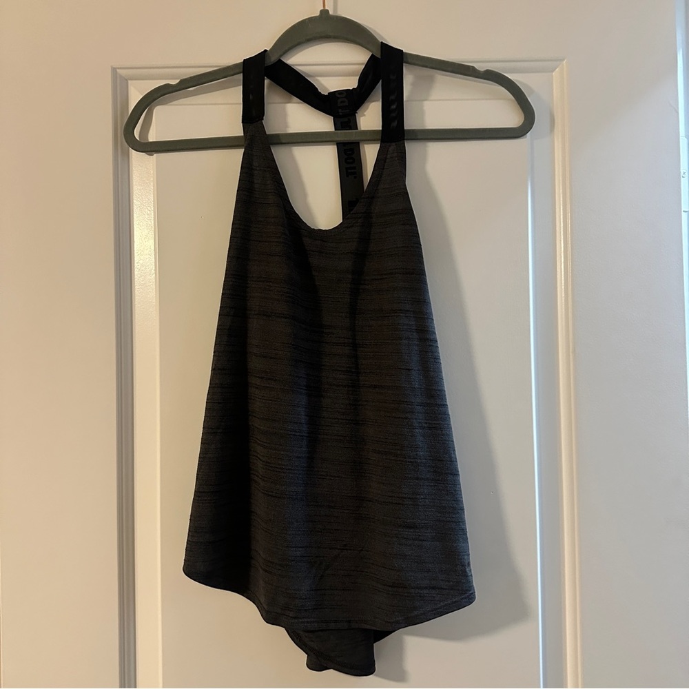 Nike grey racer back tank
